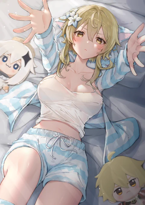 朝起こして欲しい蛍ちゃん#Lumine  #原神 