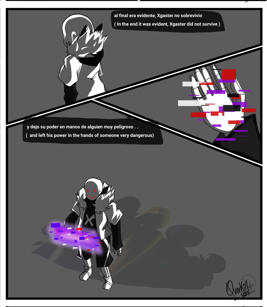 0verKill404's tweet image. Comic parte/part- 37,38,39 y 40 ya cerca de los finales 

#EvilC #comic #undertale #TheRedApple
