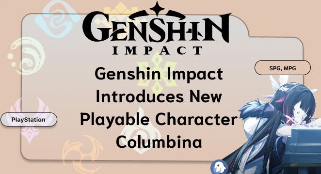 IGA_Global's tweet photo. #Gensh_Impact is gearing up to release new characters with a recent #GenshiImpact leak stating that #columbina will be playable in version 5.0 or beyond. https://t.co/Ik3xFxq1oq