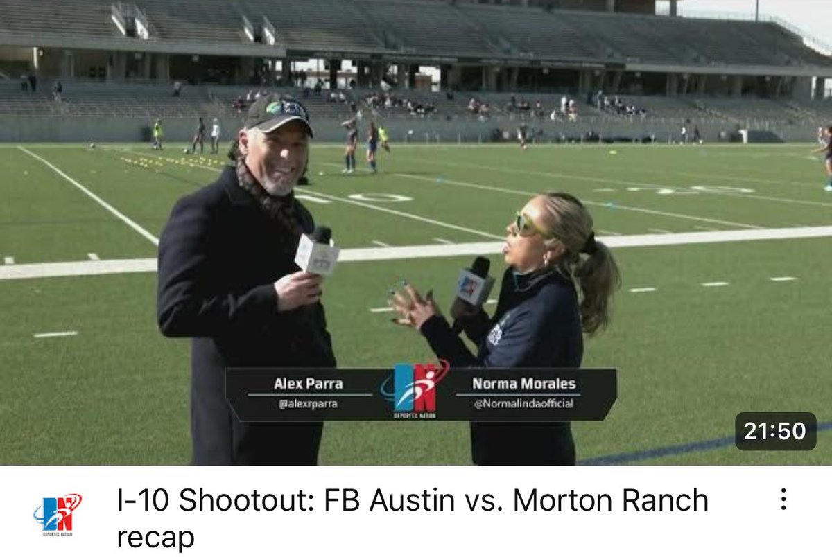 deportesnation's tweet photo. Great game at @katyisd @KatyISDAthletic @i10shootout between @fbahsgirlsoccer vs @soccer_maverick. Interview with Coach Chris Davis regarding his team and the upcoming season.

https://t.co/QdrpwxnEtE https://t.co/OjsYzfziTy