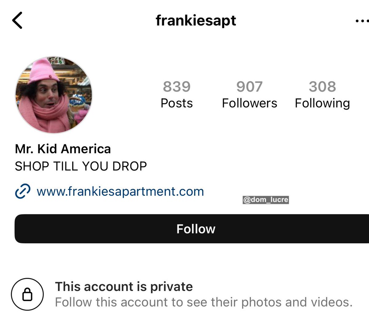 dom_lucre's tweet photo. 🔥🚨BREAKING NEWS: Frank Sisti just switch his instagram to private. Frankie is the owner of Frankie’s Apartment which is the children’s website with a $1M membership fee for celebrities. 

He is also the man whose name was linked to the Clintons and very questionable and disturbing depictions of children and what readers are calling possibly a hidden elite pedophilia ring in the sources I released to journalists yesterday.