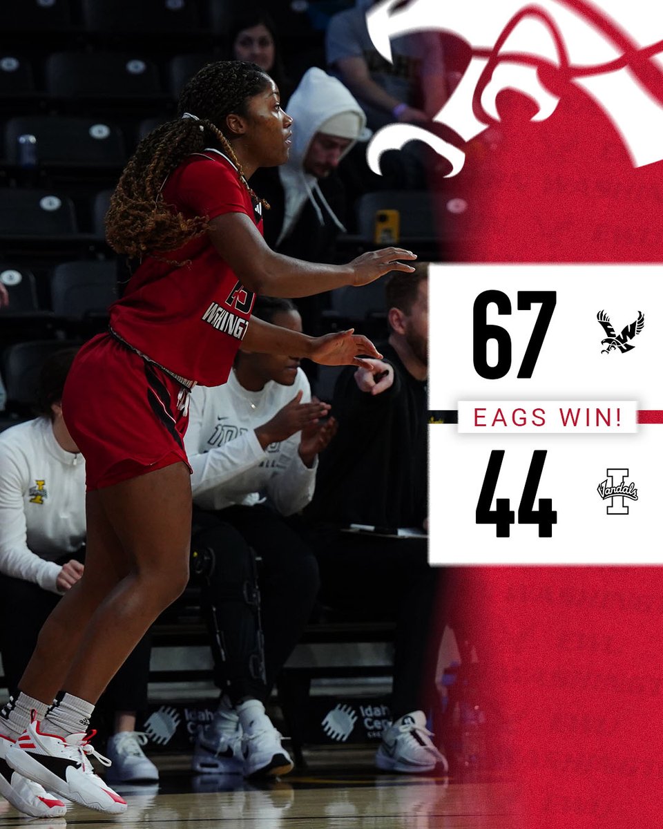 EAGS DOMINATE AGAIN!!!!!!! EWU wins its 7️⃣th game in a row and <a href="/aaliyahalex25/">Aaliyah Alexander</a> ties her career-high 27 points!

#GoEags #ForEachOther #BigSkyWBB #ncaawbb