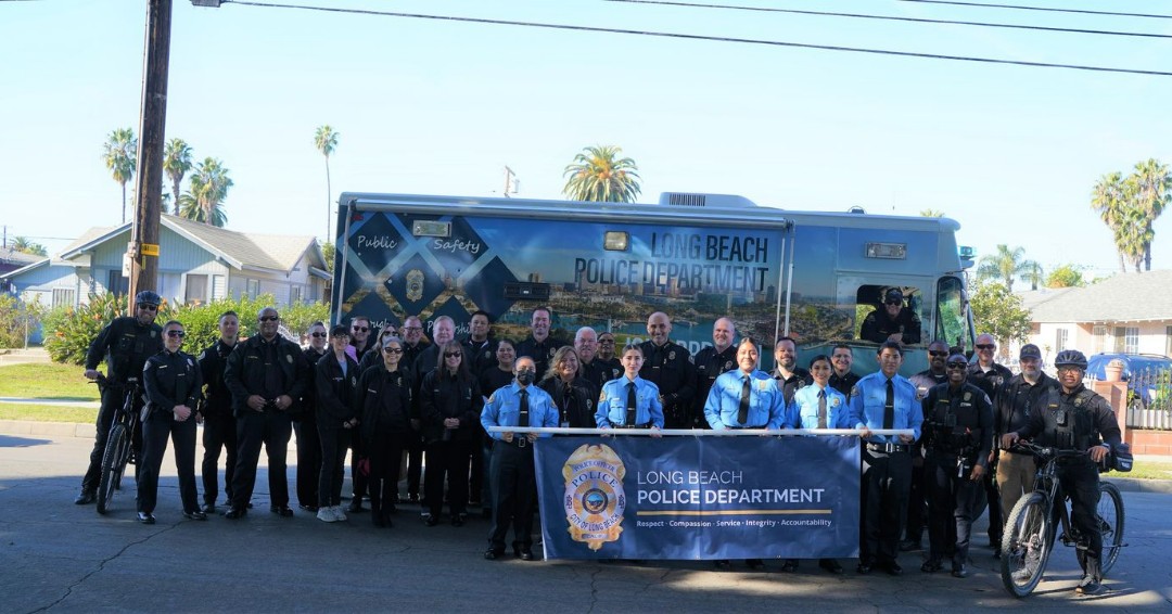 We were proud to march together with our community and city partners in today's MLK Parade. We stood strong as we all embraced the spirit of unity, justice, and equality. 🤝 💙 
#LBPD #MLKDay #LBPDCares