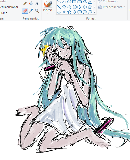 beuwuy's tweet photo. mikumiku with her hair down https://t.co/bktBfVN9zP