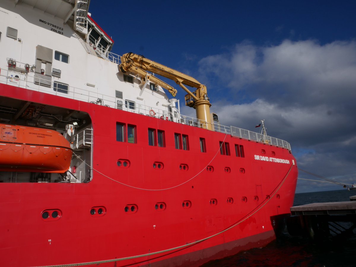 I am now back on board the RRS Sir David Attenborough and have unpacked my suitcase. Sunday will see the arrival of scientists for the PICCOLO and BIOPOLE science cruises and mobilisation will start as soon as they are on board. @BAS_News
