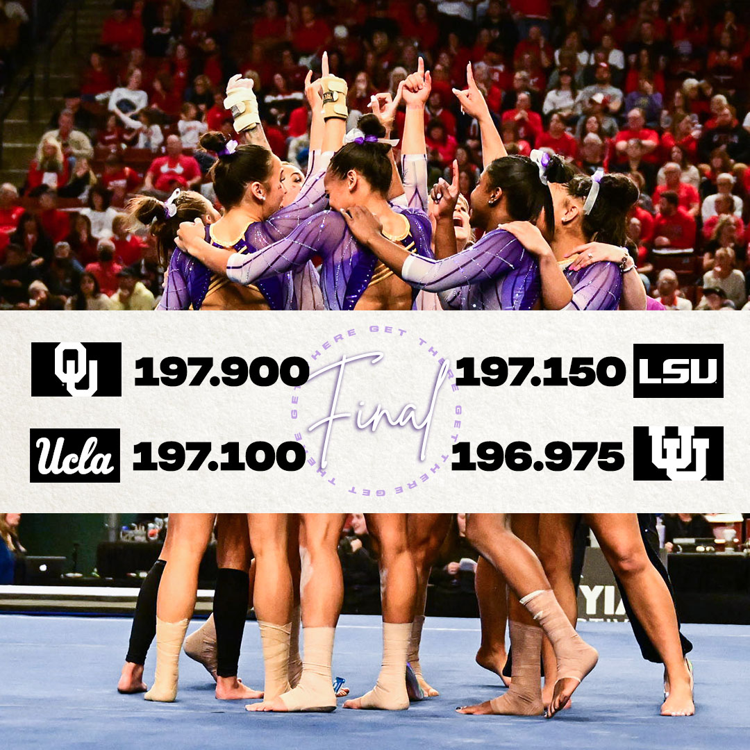 How 'bout them fighting Tigers ‼️

No. 5 LSU finishes second in the <a href="/CollegiateQuad/">Sprouts Farmers Market Collegiate Quad</a> and tops No. 2 Utah and No. 12 UCLA!

#GeauxTigers | #GetThere