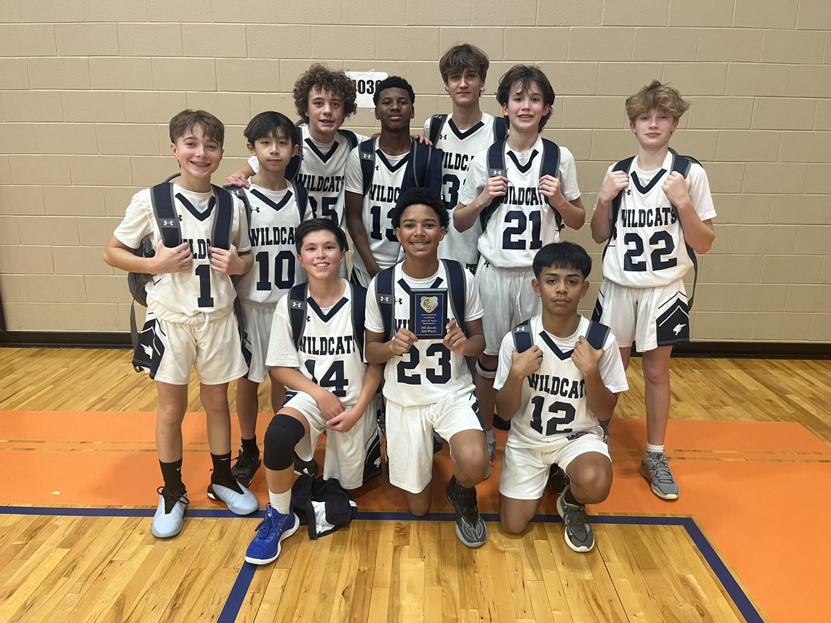 WWJHATH's tweet photo. 🏀 Boys Basketball Results from the York Tournament 🏀

8th Grade A Team took home 3rd place

7th Grade A Team took home 3rd place 

Congrats! Go Cats Go! https://t.co/PMxXoAS3EE