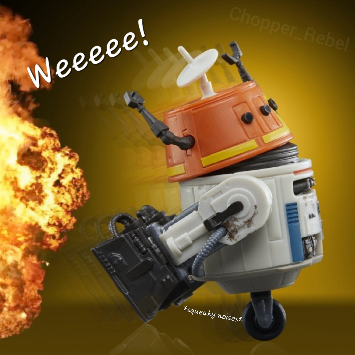 Chopper_Rebel's tweet photo. Decided to edit one of the pics from @Hasbro 😁
#ChopperDroid #Ahsoka https://t.co/WGulR9fh2w