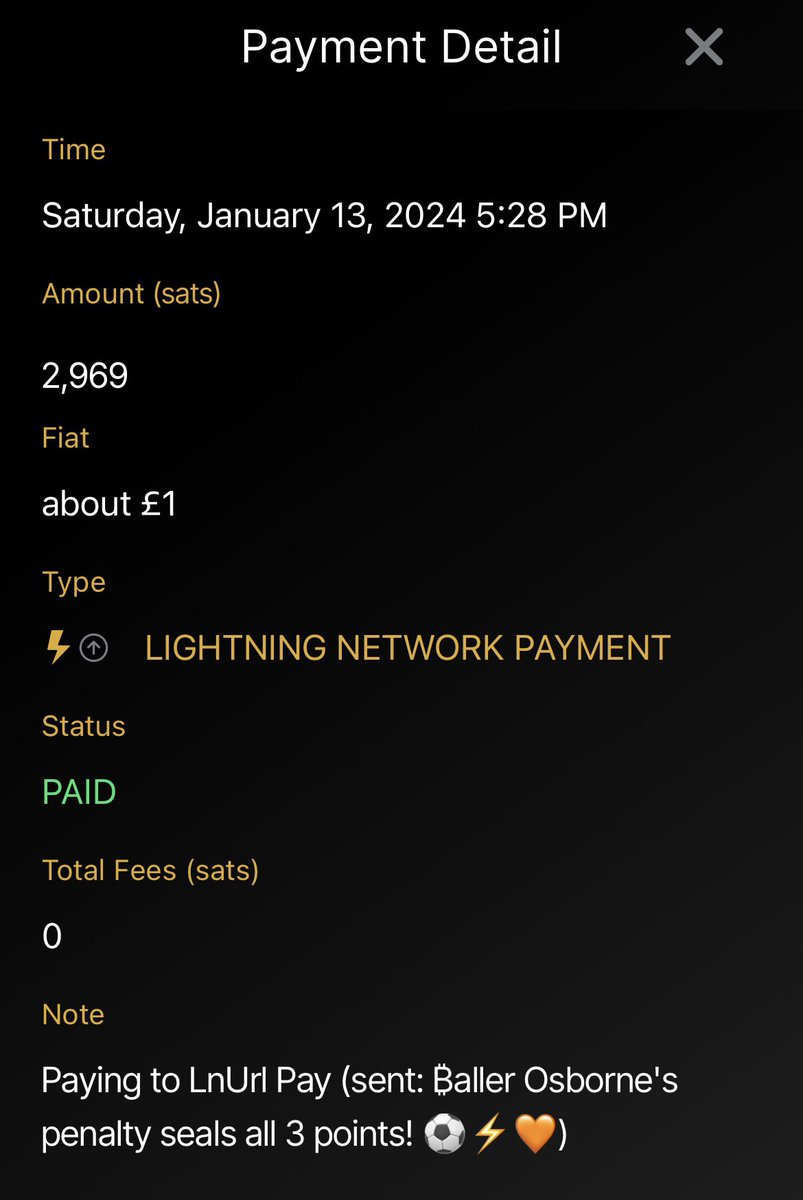 BallersBitcoin's tweet image. How players who partner with ₿itcoin ₿allers Academy receive lightning tips… ⚽️⚡️🧡

#ProofOfWork #Sats4Stats #Value4Value