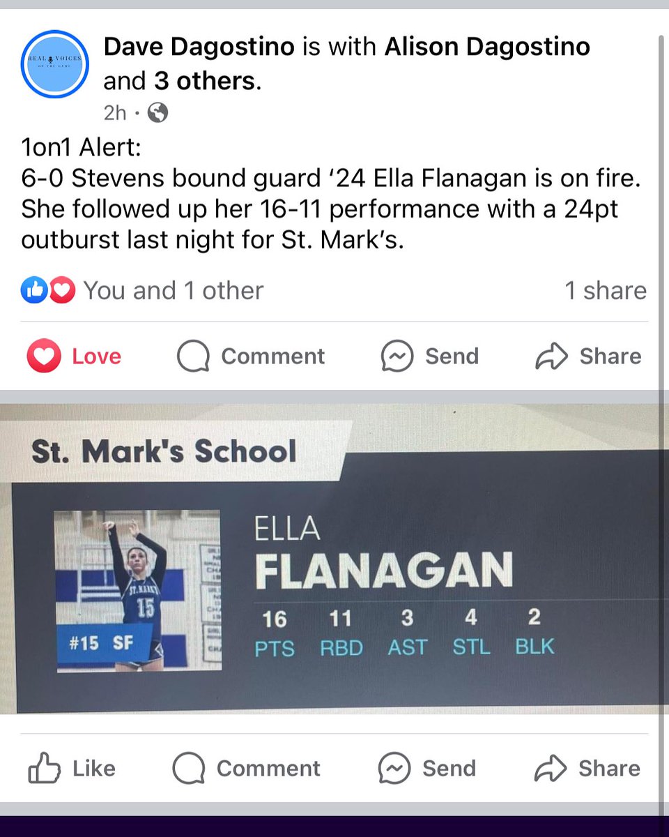 Ellaflan2024's tweet photo. @1on1YourShotOn1 @CoachMegHaughey @SMSSports @StevensWBBALL https://t.co/epi0DA0mxM