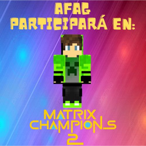 Matriax482's tweet photo. @AFAG29 mas gamer en este gran evento bros.
#MatriXCHampions2 #Minecraft #AFAG https://t.co/VrwPGWrnFQ