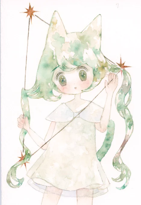 #何だっていい過去作品を掲載するチャンスだ夏の大三角形の女の子を見てくれ 