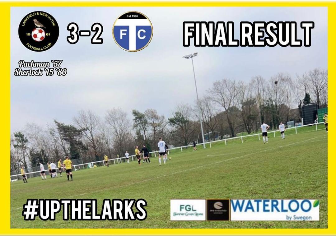 Unbeaten In Our Last 3 Games Now With Anthor Win At Home Against Tankerton! 

The Lads Controlled Most Of The Game &amp; Worked Hard To Get The 3 Points Needed! 

⚽️ Jamie x2 Packman
🎯 <a href="/WilkinsKian/">Kian Wilkins</a> <a href="/LewisAndrews78/">Lewis Andrews</a>
🏅Jamie Unreal Performance Today 💪💪👏👏

#UpTheLarks 🟡⚫️