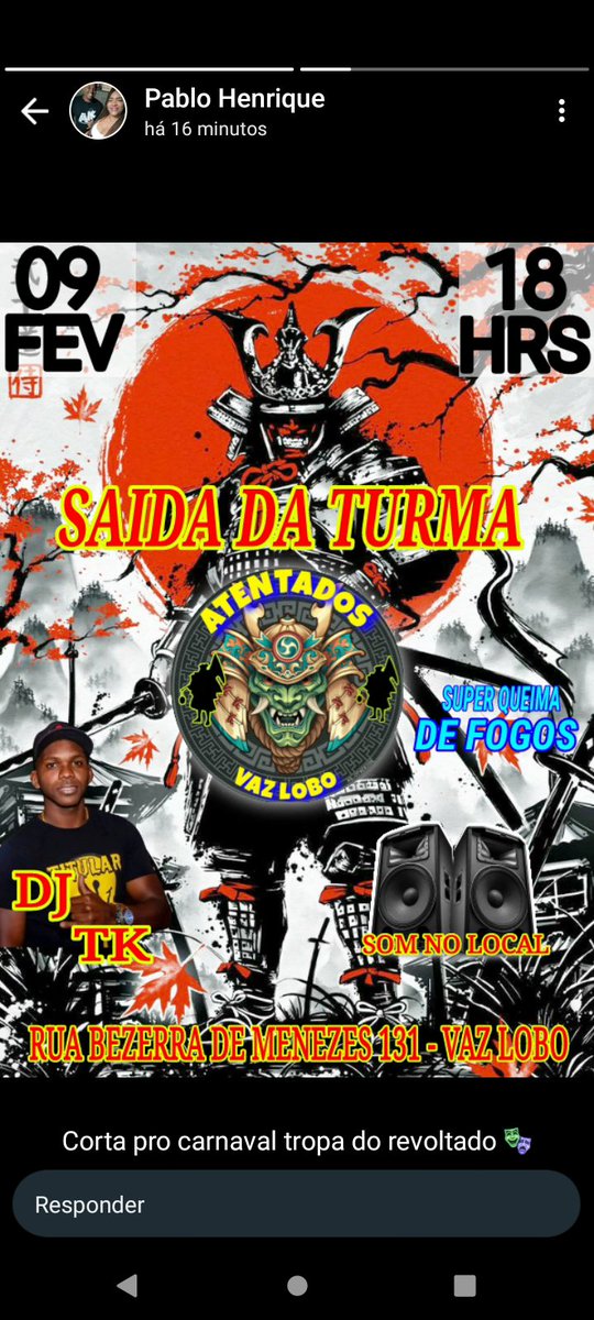 Anota essas datas aí é brota 🎌🚀🔊