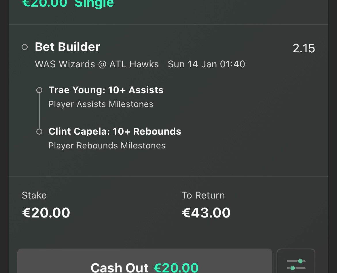 BalkanProps's tweet photo. 2U 💣 SGP for Hawks vs Wizards
Odds: +115 / 2.15 (bet 365)

T. Young 10+ assists &amp; C. Capela 10+ rebounds 

LETS EAT

#GamblingTwitter
#NBATwitter 
#PlayerProps 
#NBAProps
#PrizePicks 
#nbaplayerprops
#nbaoverunders
#NBA       
#NBAPlayoffs
#gamblingx
#nbax    
#gamblingcommunity https://t.co/1niITDxRFE