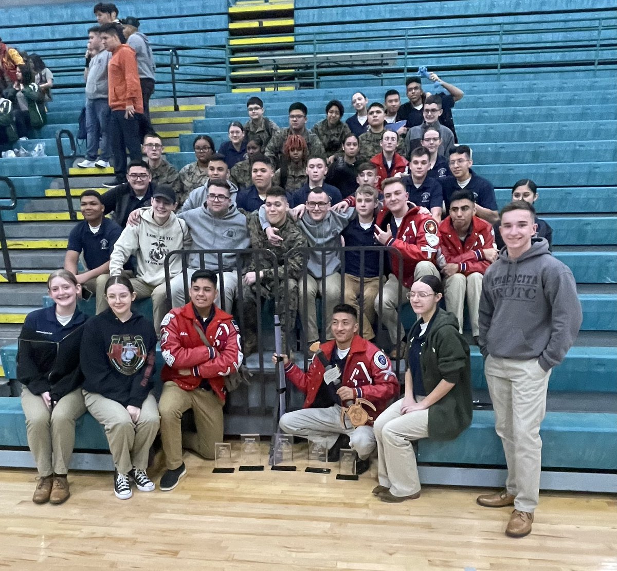 Congratulations JROTC cadets at Brenham Drill Meet today. You all rock! Academics 1st Place 
Team Shooting 1st Place 
Armed Division:
Overall 2nd Place 
Inspection 1st Place 
ColorGuard 2nd Place 
Exhibition 2nd Place 
Regulation 3rd Place 
Thank you Booster Club! <a href="/HumbleISD_AHS/">The Atascocita HS</a>