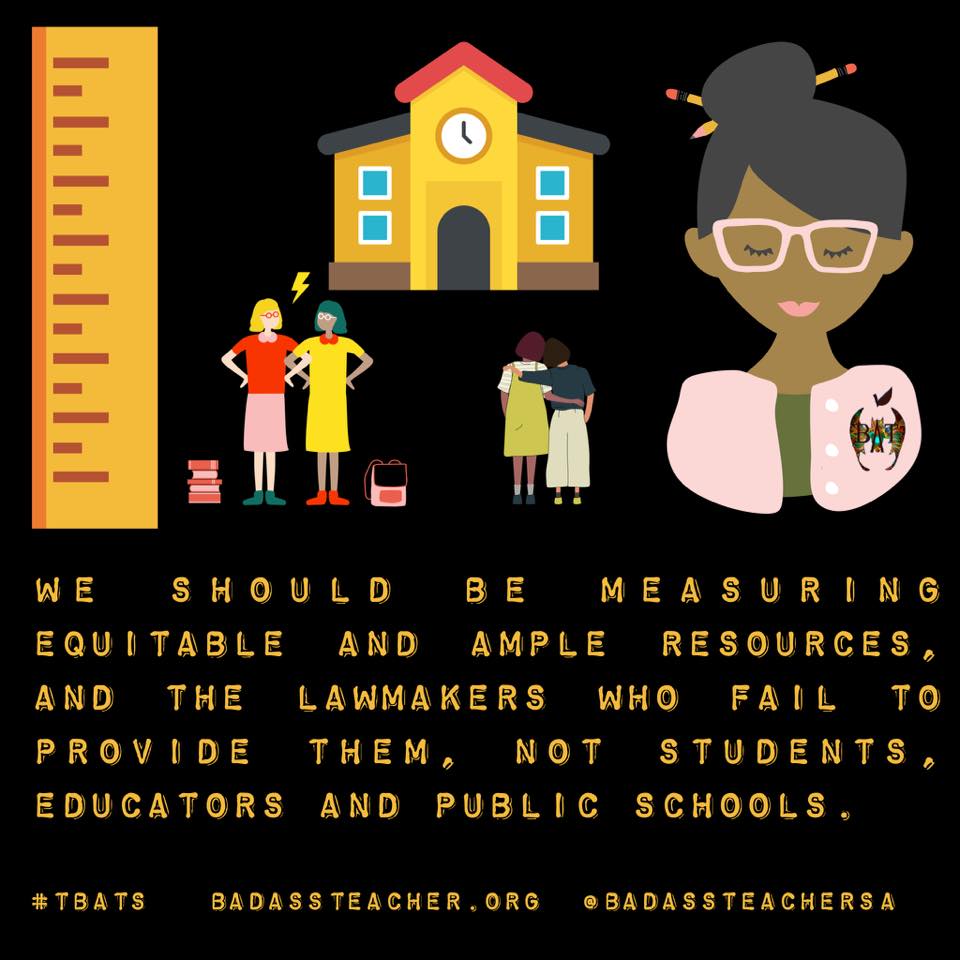 NancyOsborne180's tweet photo. How can they expect equally good test scores when schools are given vastly different resources? We need to fully fund public schools. #SupportPublicSchools #TeachMoreTestLess #TBATs #SayNoToVouchers #VouchersAreAScam #Education https://t.co/DSI90fga0a