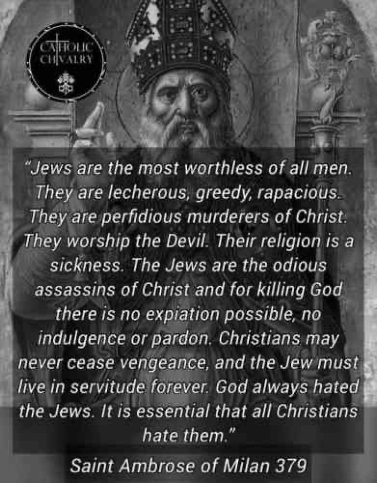 #Jews #Christianity #ChurchFathers #StAmbrose