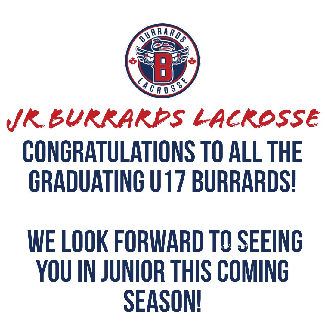 Congratulations to all Burrards graduating to Jr this year! We cannot wait to see you on the floor! Let's go boys!