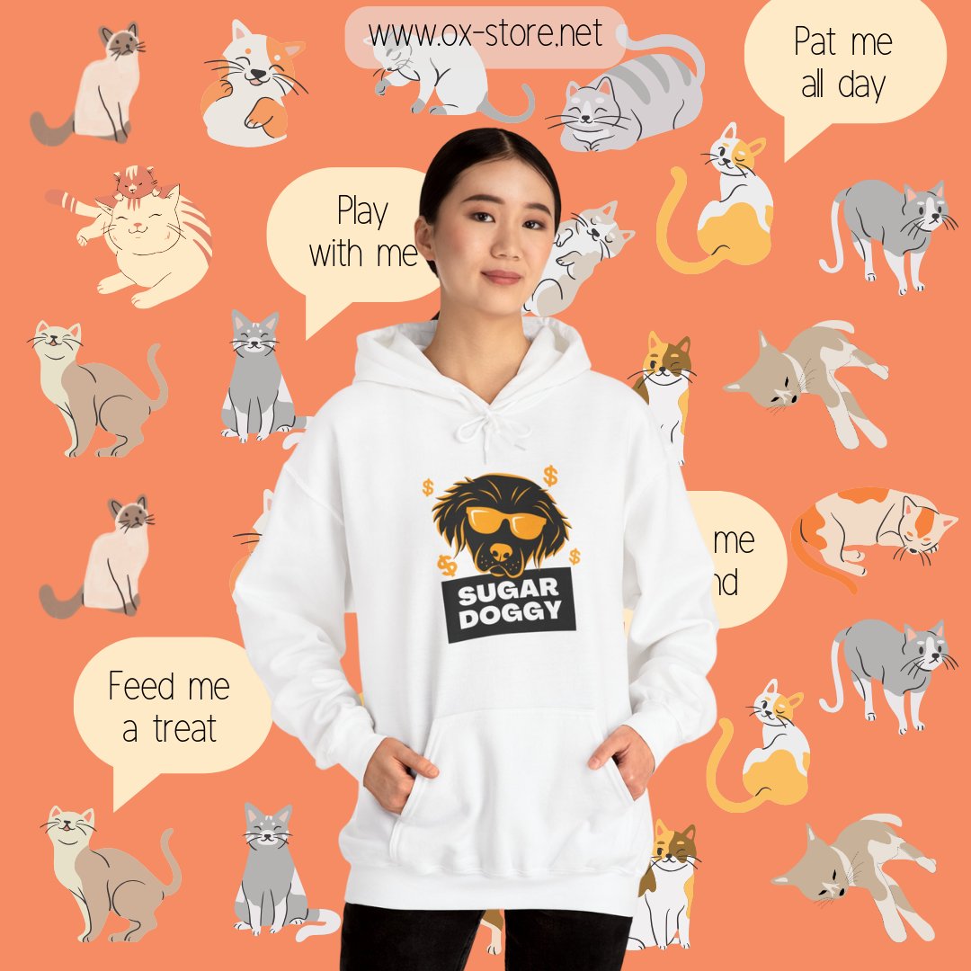 Cuddle up with your favorite furry friend in this adorable Sugar Doggy hoodie! 🐶

💕 Made from soft and cozy material, this hoodie is perfect for lounging at home or running errands.🏡🏃‍♀️

Get yours today!🐾❤️

#sugardoggy #doghoodie #doglover #dog #fashion #style #hoodie #unisex