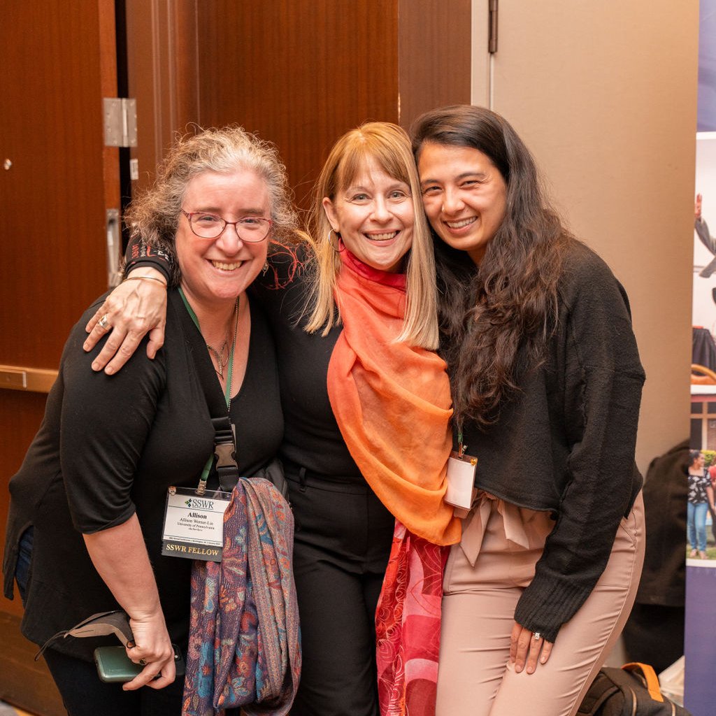 Thank you to everyone who joined us at our #SSWR2024 booth & reception! We’ve had a fantastic time connecting with you and are so grateful to all of our BUSSW community members & colleagues who made our efforts a success. Stay tuned for more photos coming soon!