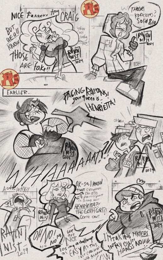 Ravennist_art's tweet photo. Update! What will the Raging raccoons do? #dramaparkau #dramapark #southparkAU #spstyle https://t.co/lc5xfCO3XG