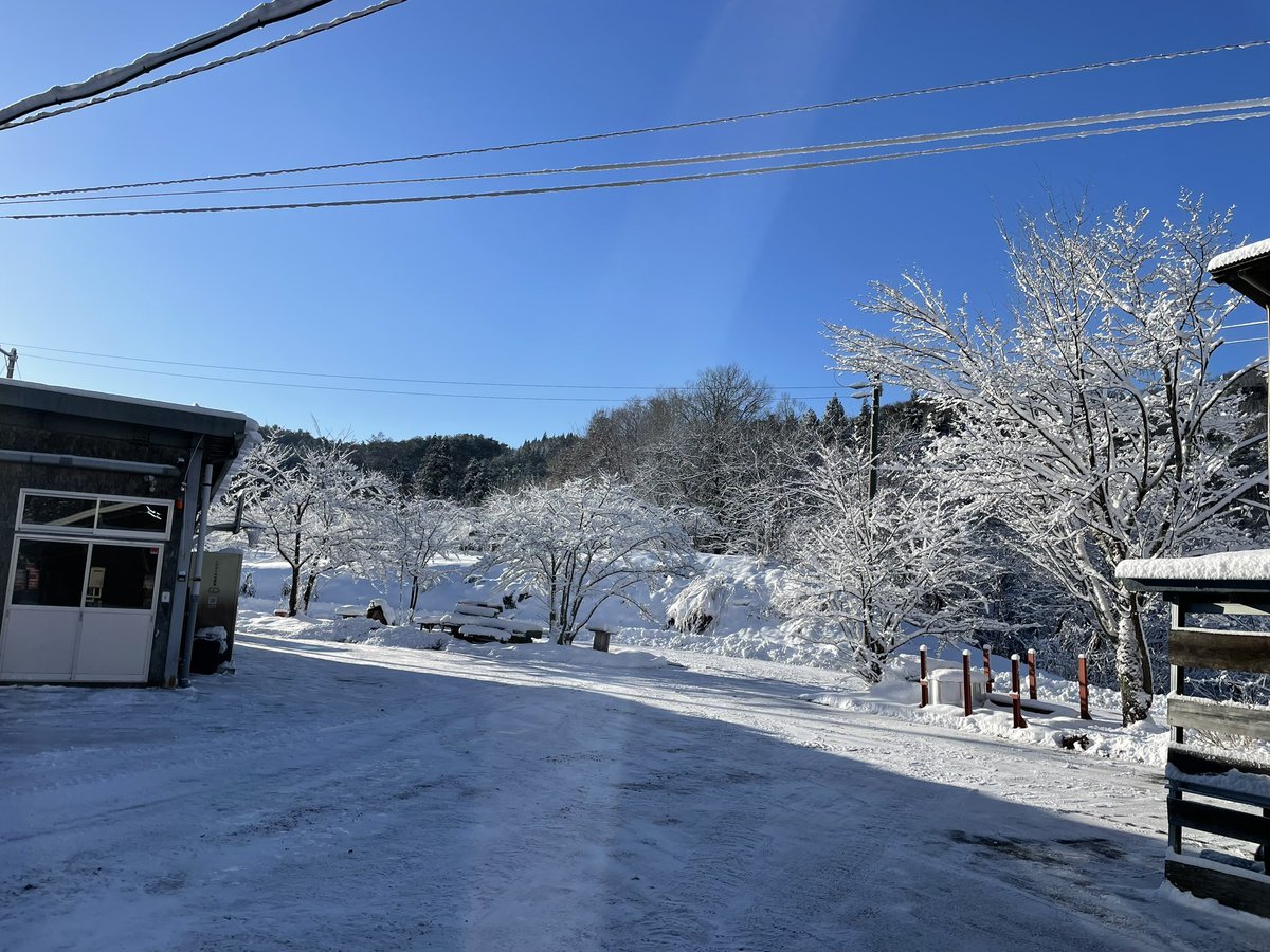 ok700's tweet photo. 除雪完了！

本日もウッドライオンは10:00  Open！ https://t.co/EyETa5EOFY