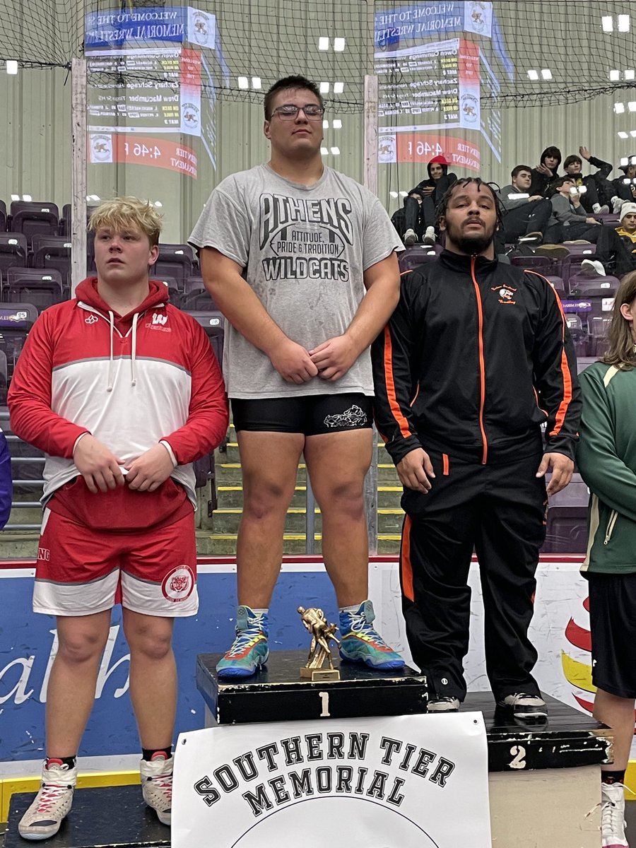 Took first at the southern tier memorial tournament 4 pins and won finals 12-2. Good start to the season let’s keep it going currently 17-0