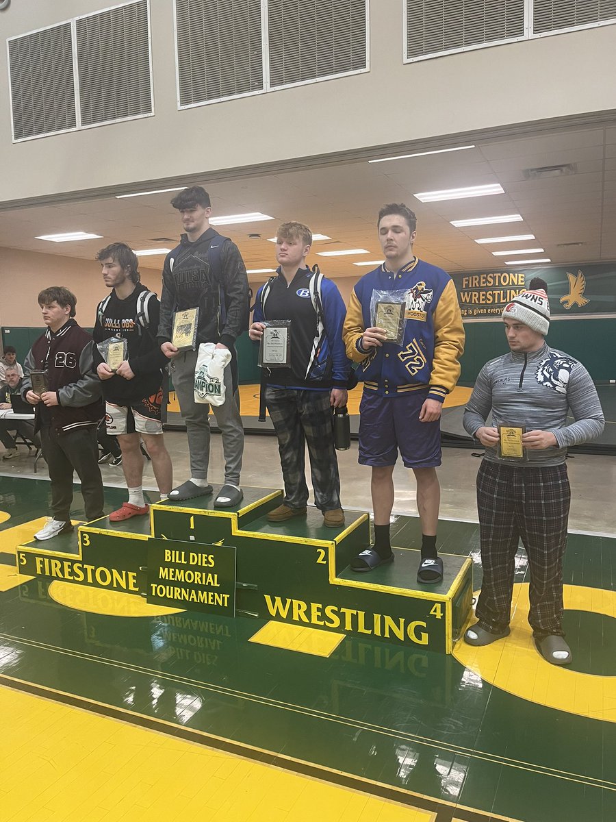 BHSWrestling14's tweet photo. Congratulations to Senior Dominic May (215 lbs.) for placing 2nd  at the 2024 Bill Dies Memorial Wrestling Tournament. https://t.co/MgrwZ2JEu7