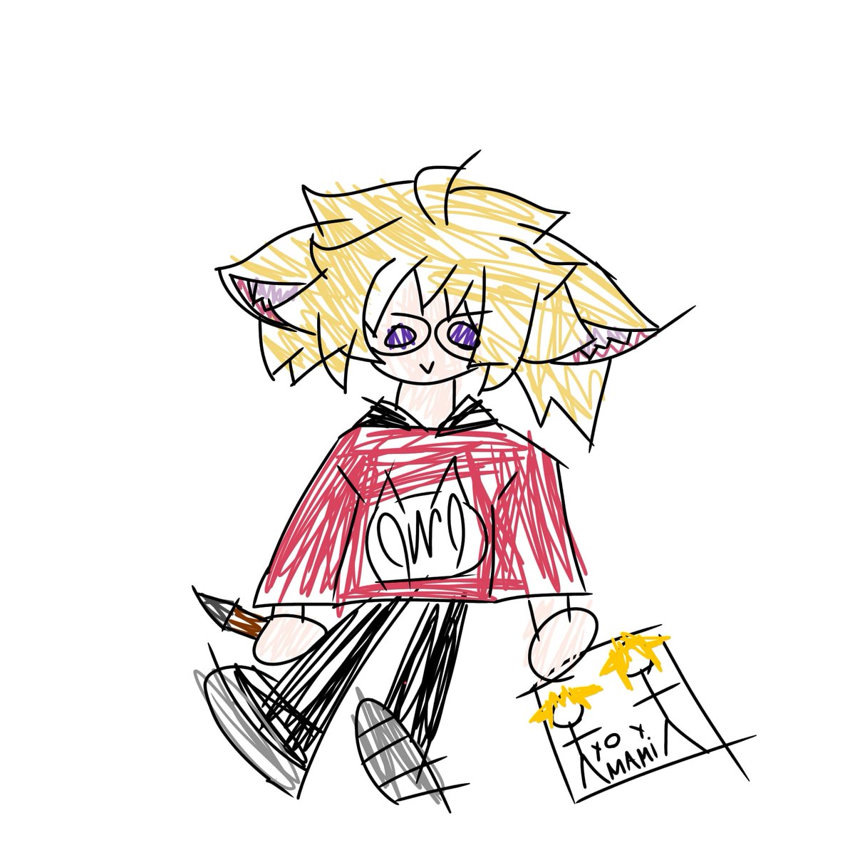 LanzaCH0's tweet photo. Dibujo que hize que estaba aburrido y sin ganas
#LanzaFanart #drawing #Fenec https://t.co/oRxS6loBwx