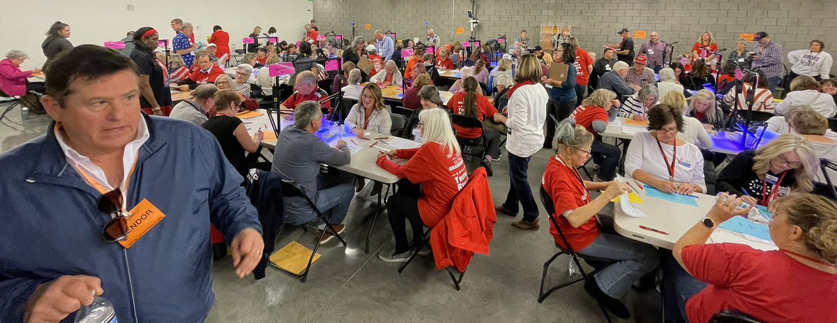 //HAND COUNT WORKS//

This happens when 2500+ ballots hand-counted in < 1 hour! 

<a href="/MaricopaGOP/">Maricopa County Republican Committee | MCRC</a> elections carried out flawlessly &amp; quickly w/ MAXIMUM TRANSPARENCY earning COMPLETE VOTER TRUST in process. 

SOLID WIN for PAPER BALLOTS!
<a href="/arkansasvii/">AVII</a> <a href="/MaricopaGOP/">Maricopa County Republican Committee | MCRC</a> <a href="/ColonelReynolds/">COL Conrad Reynolds</a>