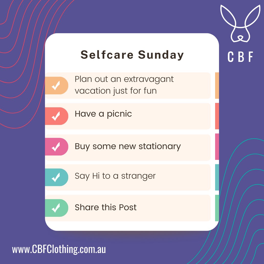 CBFClothing's tweet image. 🛁 Dive into the serenity of Self-Care Sunday! Whether it&apos;s a bubble bath, a good book, or a cozy nap, give yourself the gift of relaxation. What&apos;s on your self-care agenda today? Tell us in the comments! 🌸✨ #SundayWellness #MeTimeMagic