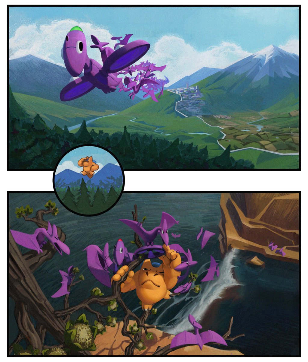 ReengusDarta's tweet photo. When the flock of Whirlys is descending on the city, chilling in the lake isn't an option.  Frumbo is always happy to retrieve the faux Whirly drone :) 🟧🟧 https://t.co/eKTi2KGniF