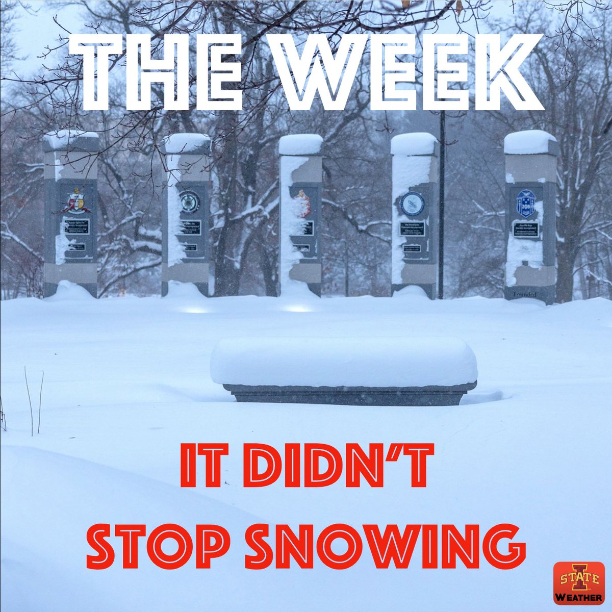 SNOWIEST WEEK SINCE THE BLIZZARD OF 1942 ❄️

So many stats to keep track of this week! Here’s a thread of the most impressive 👇