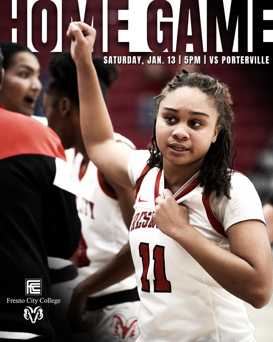 fresnocitywbb's tweet photo. 🚨HOME GAME TODAY🚨
Game starts at 5pm
🆚 Porterville
#fccrams #fccwbb https://t.co/Az46cItIen