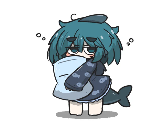 フカちゃんはおはようしたくないようだ。Fuka-chan thinks it's too early to say "OHAYO!". 
