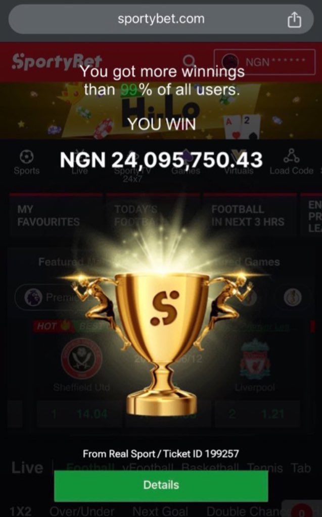 Ajebopunter tweet picture