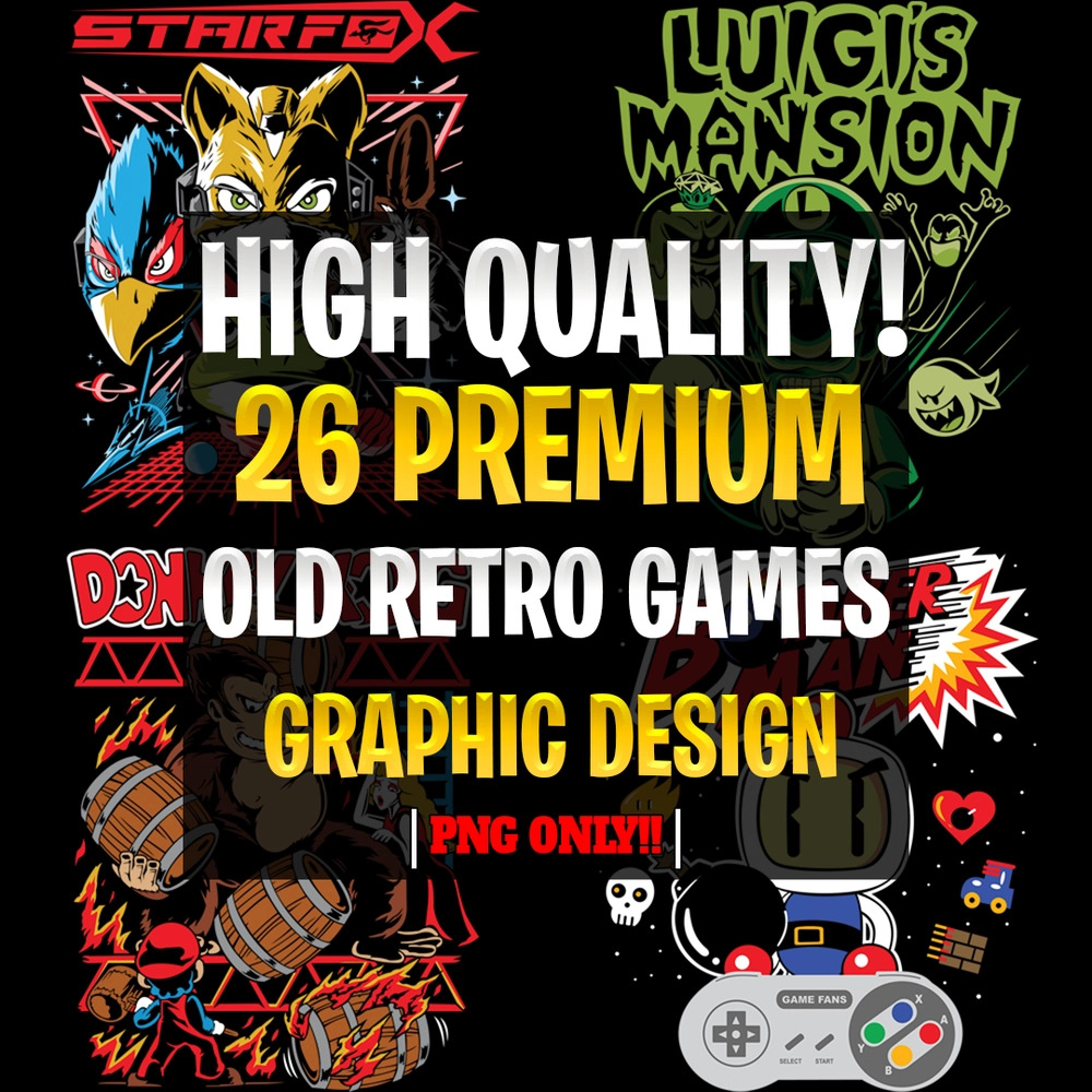 nn3ddesign's tweet photo. 🕹️ Step back in time with our "26 OLD GAMES Art Graphic Design"! 🎮 Cherish the nostalgia of classic games in a new, artistic way. A perfect gift for you or your gamer friend. Visit👉 https://t.co/qjFA6SVihU to get yours today. Don’t miss out! #RetroGames #GamerArt 🎨👾 https://t.co/RoI3kqBr0t