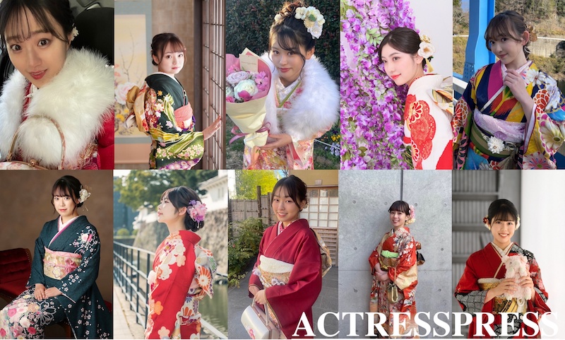 actresspress's tweet photo. 『二十歳の集い』学生リポーター振袖姿 10名紹介!!　
【川副心愛・藤原亜美・岡山夏乃葉・石原未彩・中嶋未来・菊地美穂・渡辺梨子・渡邊遥菜・須田真輝絵・荻野由衣香】 

▼こちらの記事で詳しくご紹介♪
https://t.co/U7VTESODSa

二十歳を迎えたリポーターの皆さん、成人式おめでとうございます!!
日頃、リポーターとして活躍する皆さんの晴れ姿です.是非、ご覧くださいませ♪

#川副心愛 #藤原亜美 #岡山夏乃葉 #石原未彩 #中嶋未来 #菊地美穂 #渡辺梨子 #渡邊遥菜 #須田真輝絵 #荻野由衣香 #振袖 #祝成人 #ACTRESSPRESS @na_soechan @fj_amif @kano_827 @mi_samilk____ @miku39_0822 @frecam2022_0399 @Ricooitaonsen @haru_w2003 @makiesuda  @yuika_ogino_