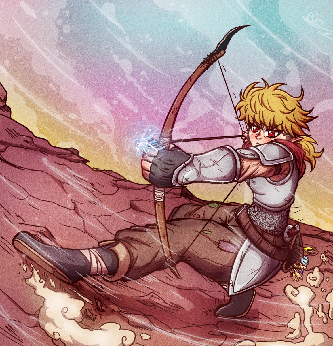 Elven Archer #art #AnimeArt #elfgirl