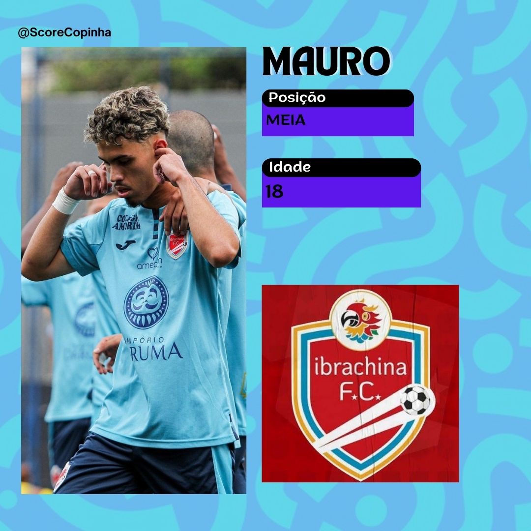 Se tem goleada do Ibrachina pode ter certeza que Mauro foi fundamental para isso acontecer. Mais uma grande partida do camisa 7 da equipe paulista, além do gol, foi participativo no setor ofensivo do time, setor esse que está muito bem servido com Mauro e Kaua organizando.