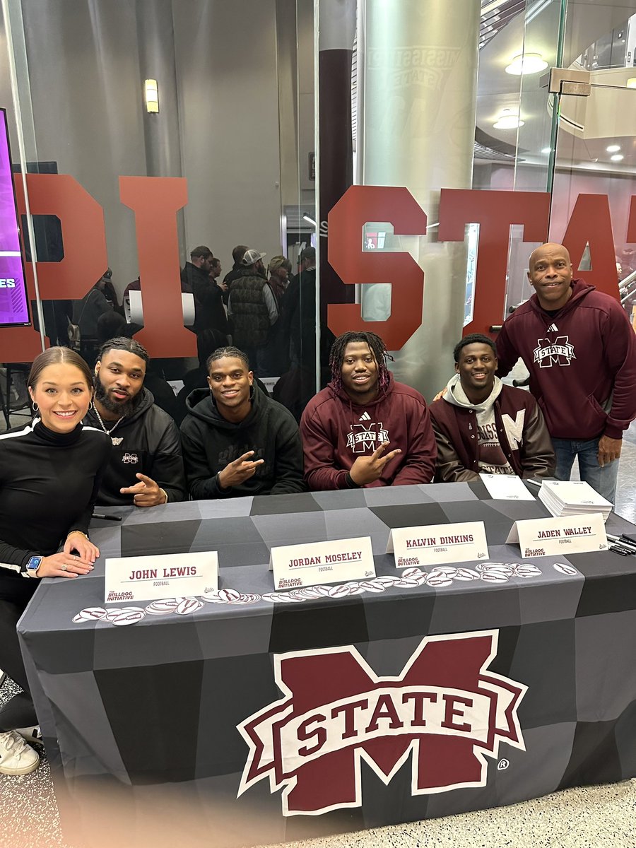 Come see some of @HailStateFB at the Hump before the big game! So proud of these guys!