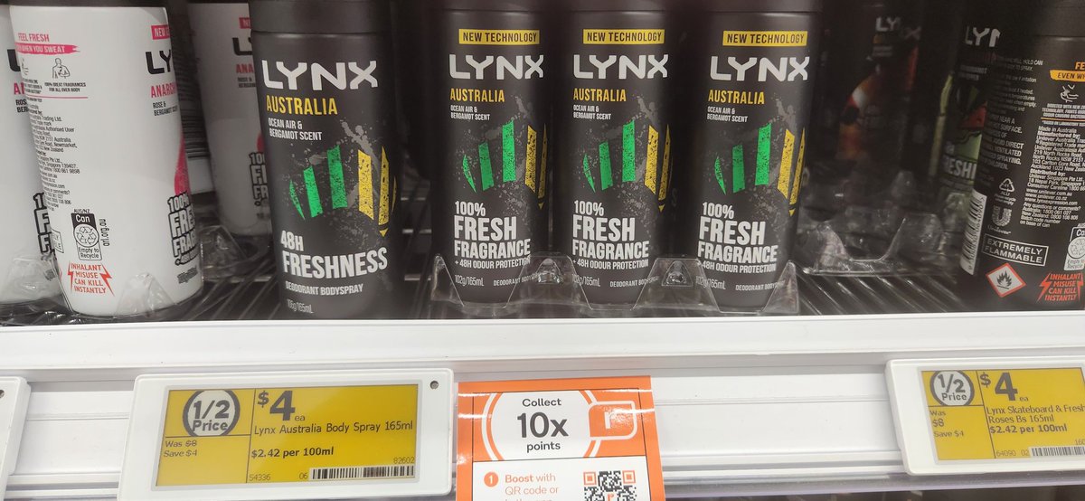 darrellmilton's tweet photo. I thought @woolworths weren't selling any #AustraliaDay merchandise. If that's true, how come I saw these herbs and spices with the Aussie flag, and the Lynx Australia? https://t.co/vqe2tQRiqp
