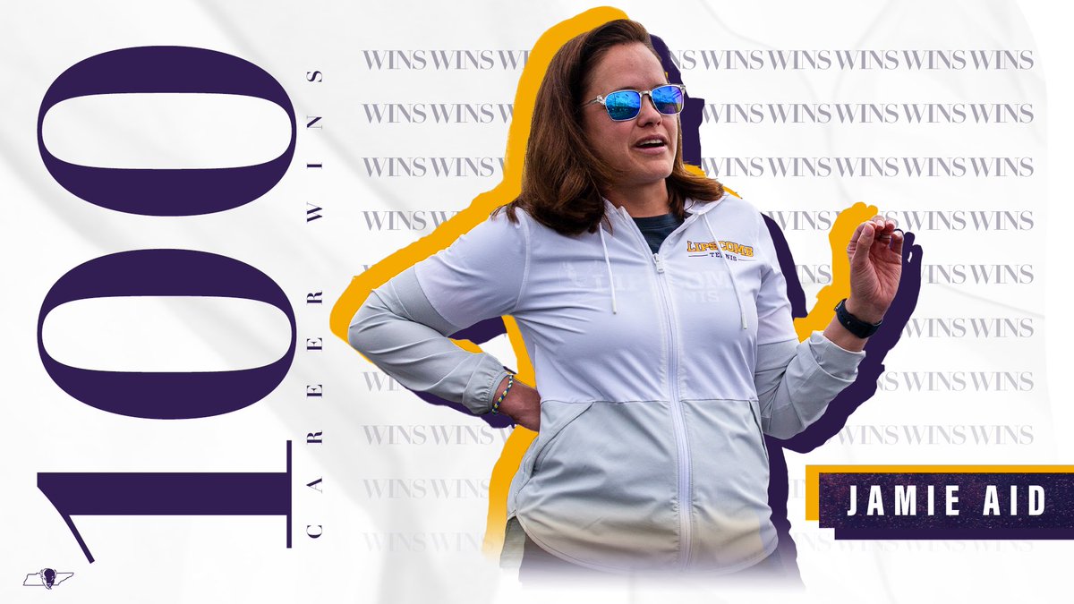 LipscombWTennis's tweet photo. 💯

With tonight’s win over UAB, Head Coach Jamie Aid tallies her 100th career win as the Bisons’ head coach 🤯

#IntoTheStorm ⛈️ | #HornsUp 🤘 https://t.co/OV5Us06QeX