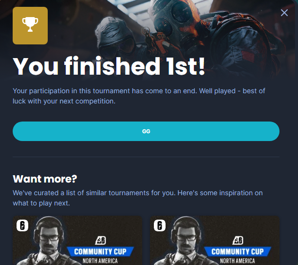 BigSt1ngray's tweet photo. JUST WON THE COMMUNITY R6 CUP LETS  GO TEAM REVOKED

@raedirr 
@AioriaGoldZ 
@lovezvaild
@ZercR6 https://t.co/USuRVncvX5