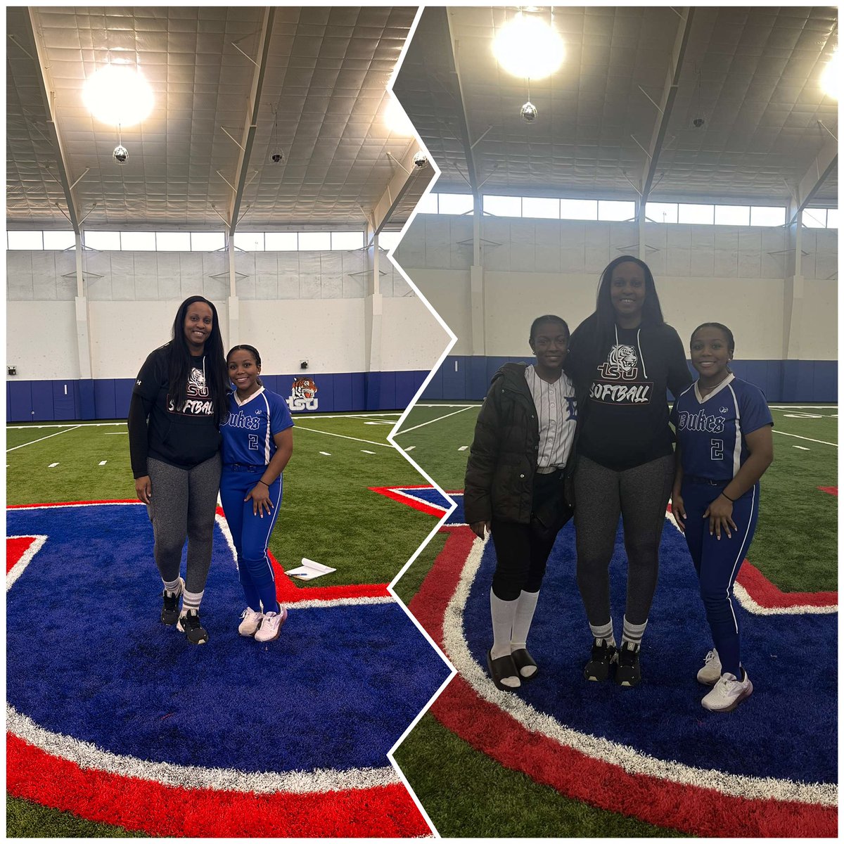 I had a great time today at the TSU skills camp. Thank you to <a href="/CoachG_14274/">Genee McRath</a>, <a href="/L_Higgins_1/">• Lexie Higgins •</a> , &amp; <a href="/SpearsRG_/">Renae G. Spears</a> for the insightful drills and fun environment!