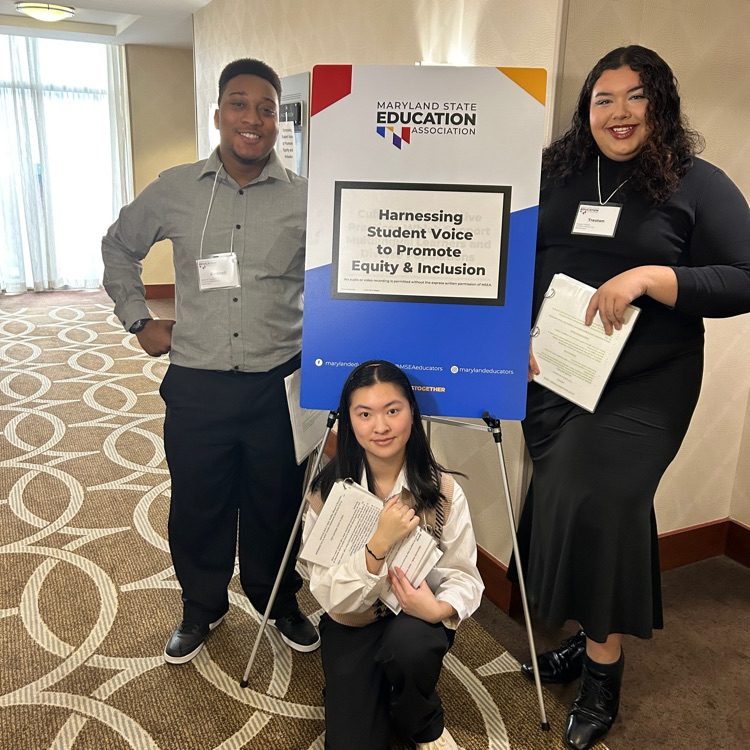 PHSWarriors1957's tweet photo. Pocomoke students led a session today, at the MSEA Racial and Social Justice Summit, and 39th Annual Dr. Martin Luther King Celebration. 
Our students were also asked to participate in a student panel. #MLKBday #AllMeansAll #StudentVoice StudentLeaders #WeArePocomoke https://t.co/MQqQiZpK80