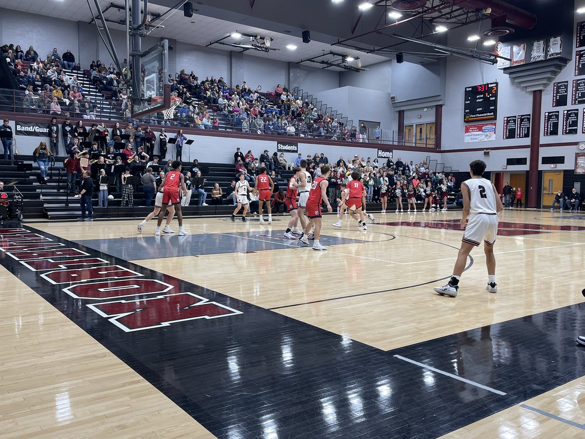 Good crowd at Northview on a cold and blustery night. Let’s go!