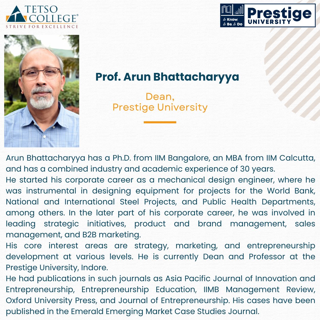 TetsoCollege's tweet photo. Kicking off the year with a faculty and student programme with. A lecture and workshop in collaboration with Prestige University.

#striveforexcellence https://t.co/GCykZJNorb