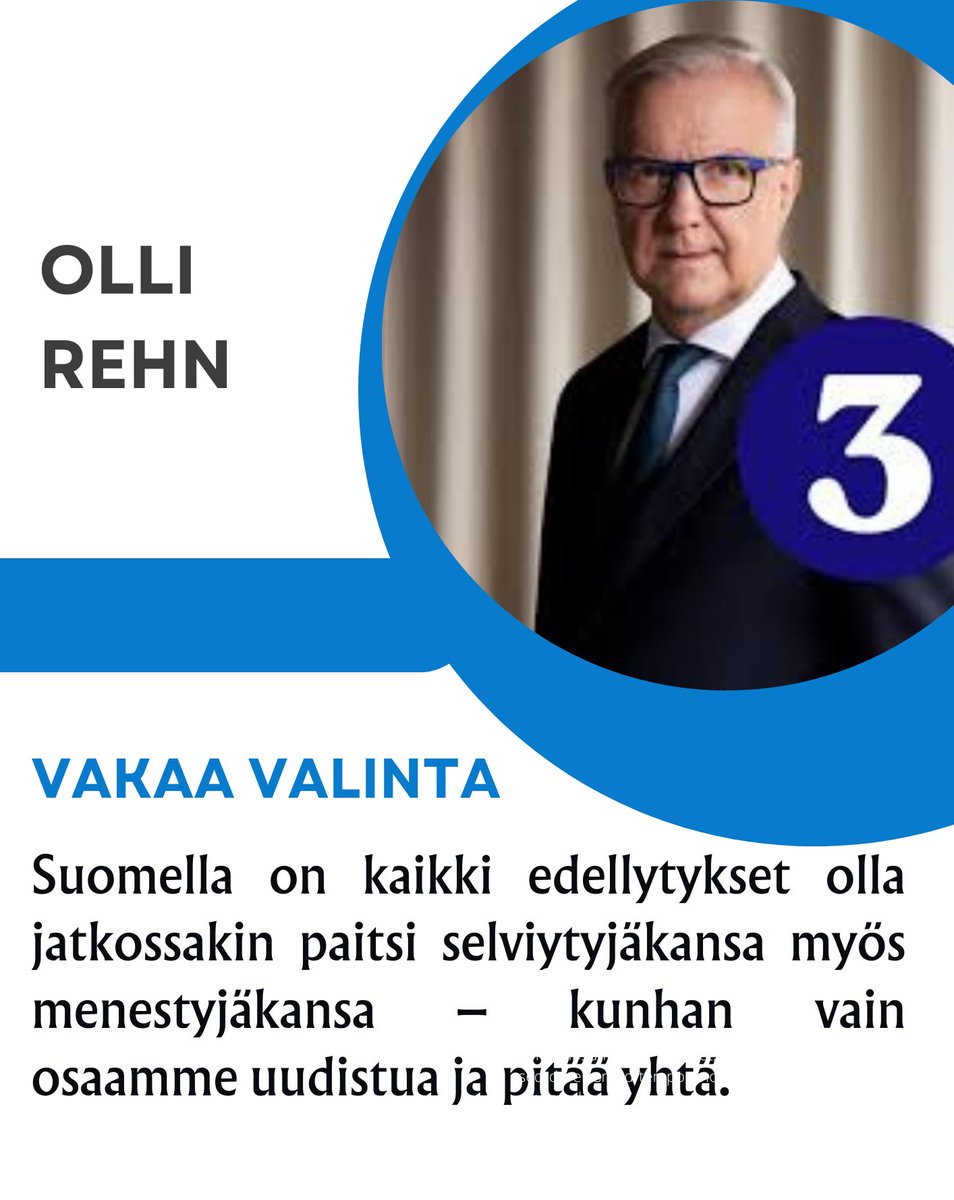 Positiivisella asenteella, toivoa ja uskoa haasteista huolimatta, tai juuri niiden vuoksi  valaen, @OlliRehn 👍.
#presidentinvaalit #presidentinvaalit2024 #asenne #usko #toivo